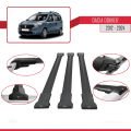 Dacia Dokker (K67) 2012-2024 Arası ile Uyumlu FLY Model Ara Atkı Tavan Barı Siyah 3 Adet