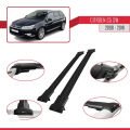Citroen C5 II Tourer 2008-2018 Arası ile Uyumlu FLY Model Ara Atkı Tavan Barı Siyah 2 Adet