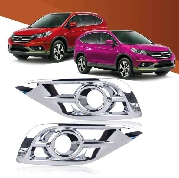 Honda Cr-V Uyumlu Yedek Parça 2016 2017 Sis Lambası Kaplama Krom