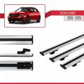 Skoda Kamiq 2019 ve Sonrası  ile Uyumlu BASIC Model Ara Atkı Tavan Barı Gri 3 Adet