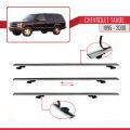Chevrolet Tahoe 1995-2000 Arası ile Uyumlu BASIC Model Ara Atkı Tavan Barı Gri 4 Adet