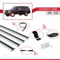 Chevrolet Tahoe 1995-2000 Arası ile Uyumlu BASIC Model Ara Atkı Tavan Barı Gri 4 Adet