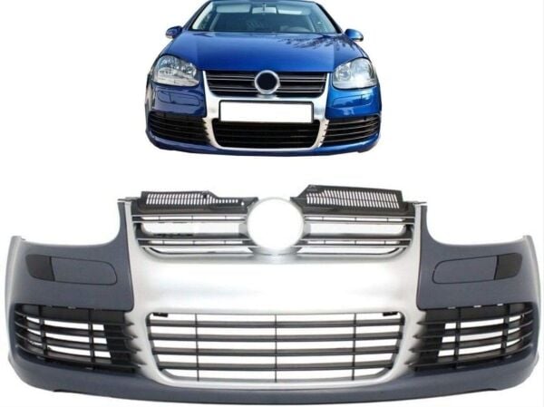 Volkswagen Golf 5 MK5 2003 - 2009 Arası Uyumlu Ön Tampon + Panjur