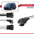 Peugeot 206 SW 2002-2008 Arası ile Uyumlu ACE-1 Ara Atkı Tavan Barı Gri 2 Adet