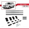 Dodge Journey 2008 ve Sonrası ile Uyumlu BASIC Model Ara Atkı Tavan Barı Gri 2 Adet