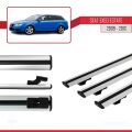 Seat Exeo (3R9) ST 2009-2013 Arası ile Uyumlu BASIC Model Ara Atkı Tavan Barı Gri 3 Adet