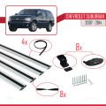 Chevrolet Suburban  2007-2014 Arası ile Uyumlu BASIC Model Ara Atkı Tavan Barı Gri 4 Adet