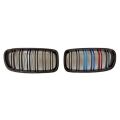Bmw F30 2012-2018 Uyumlu Yedek Parça M3 Çift Çizgi Böbrek Panjur M Renk
