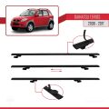 Daihatsu Terios 2 (J200) 2006-2017 Arası ile Uyumlu BASIC Model Ara Atkı Tavan Barı Siyah 2 Adet