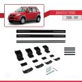 Daihatsu Terios 2 (J200) 2006-2017 Arası ile Uyumlu BASIC Model Ara Atkı Tavan Barı Siyah 2 Adet