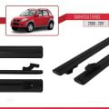 Daihatsu Terios 2 (J200) 2006-2017 Arası ile Uyumlu BASIC Model Ara Atkı Tavan Barı Siyah 2 Adet