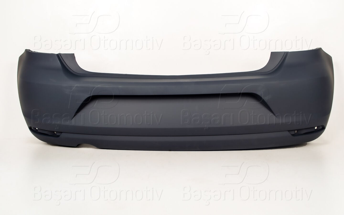 Volkswagen Polo 2014 - 2018 Arka Tampon Sensörsüz Egzoz Delikli Astarı