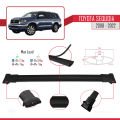 Toyota Sequoia 2008-2022 Arası ile Uyumlu FLY Model Ara Atkı Tavan Barı Siyah 4 Adet