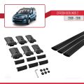 Citroen Berlingo 2 (B9) 2008-2018 Arası ile Uyumlu FLY Model Ara Atkı Tavan Barı Siyah 3 Adet