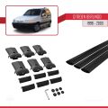 Citroen Berlingo (M49) 1996-2003 Arası ile Uyumlu FLY Model Ara Atkı Tavan Barı Siyah 3 Adet