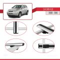 Saturn Vue 2 2008-2010 Arası ile Uyumlu BASIC Model Ara Atkı Tavan Barı Gri 3 Adet
