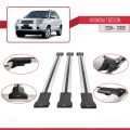 Hyundai Tucson (JM) 2004-2009 Arası ile Uyumlu FLY Model Ara Atkı Tavan Barı Gri 3 Adet