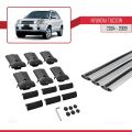 Hyundai Tucson (JM) 2004-2009 Arası ile Uyumlu FLY Model Ara Atkı Tavan Barı Gri 3 Adet