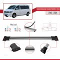 Volkswagen T6 Transporter 2015-2024 Arası ile Uyumlu FLY Model Ara Atkı Tavan Barı Gri 3 Adet