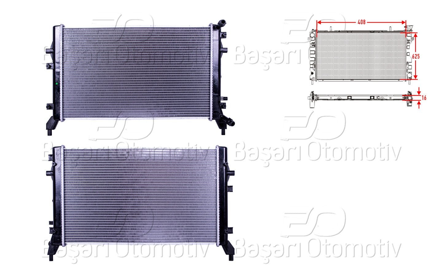 Volkswagen Golf 5 Passat 1.4 TSI Su Radyatörü