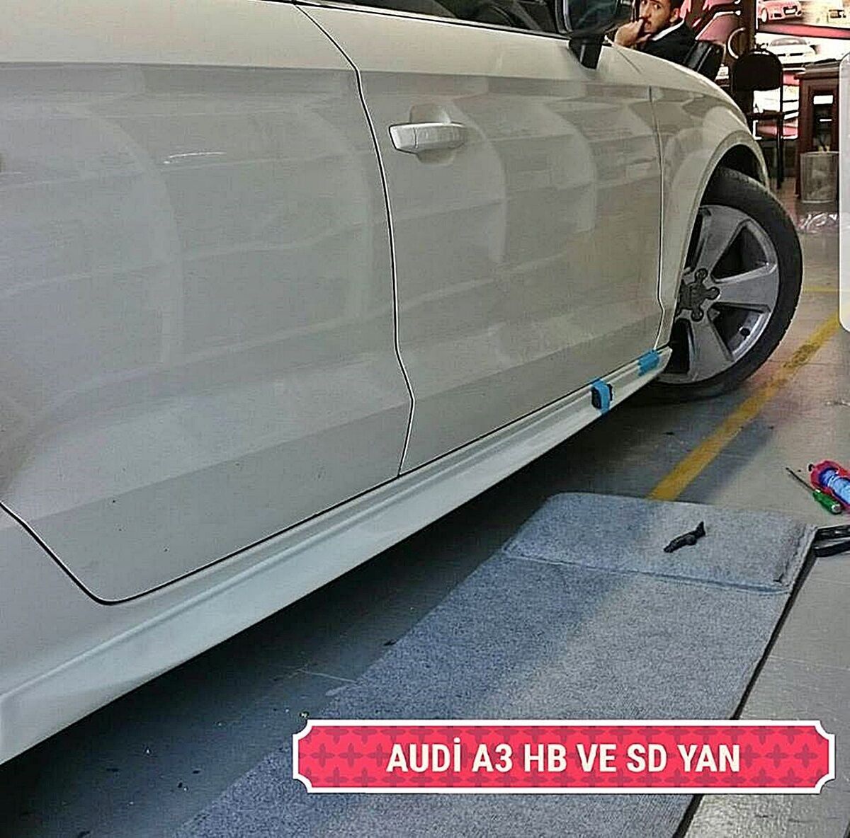 Audi  A3 Uyumlu Yedek Parça Sedan Aero Marşpiyel Takımı