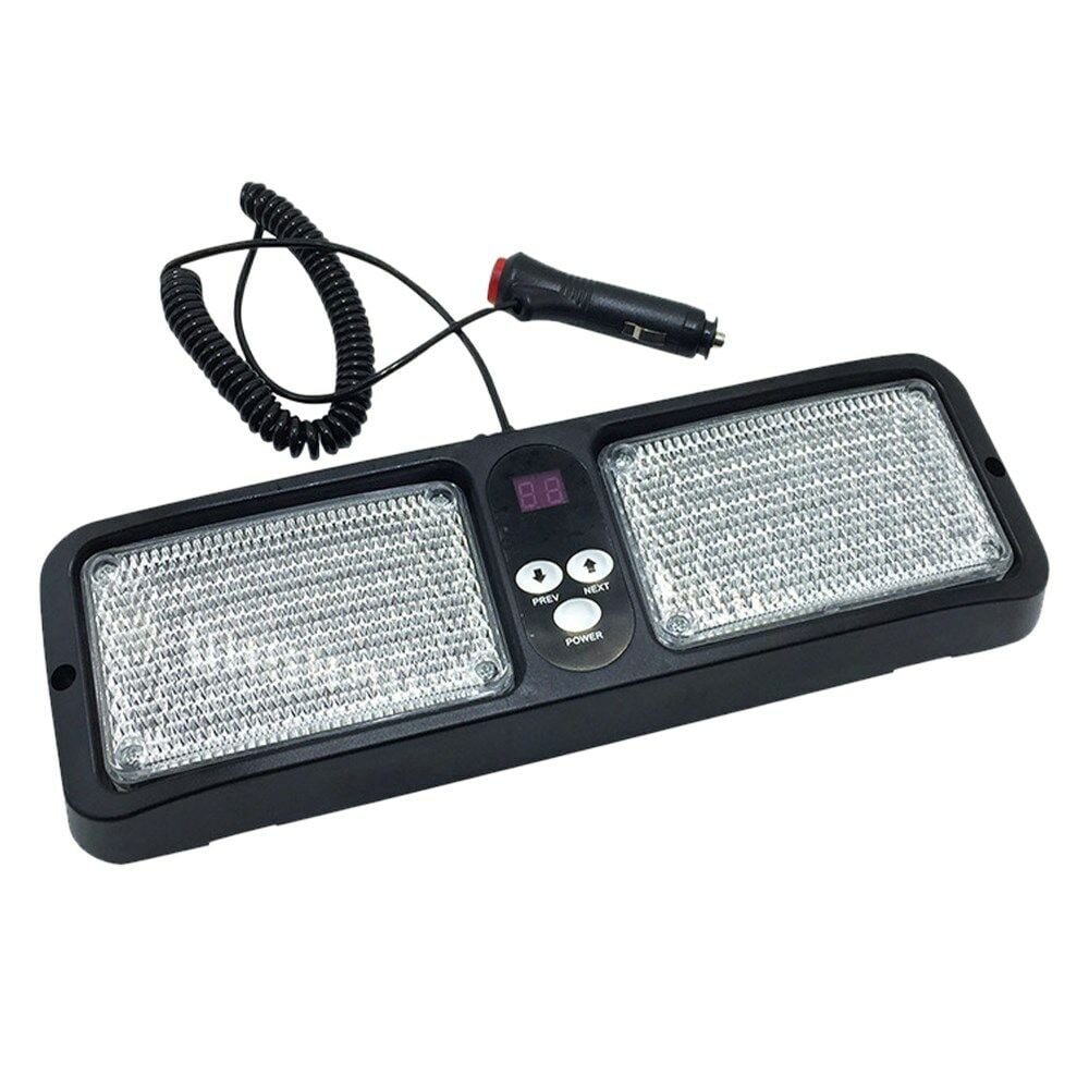 12 Modlu Kırmızı Mavi Çakmaklık Girişli Güneşlik Led Çakar Lamba
