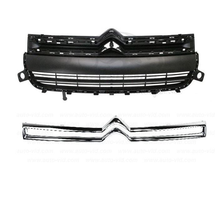 Citroen Berlingo Ön Panjur (Panjur Nikelaj) Komple 2015 Sonrası Uyumlu