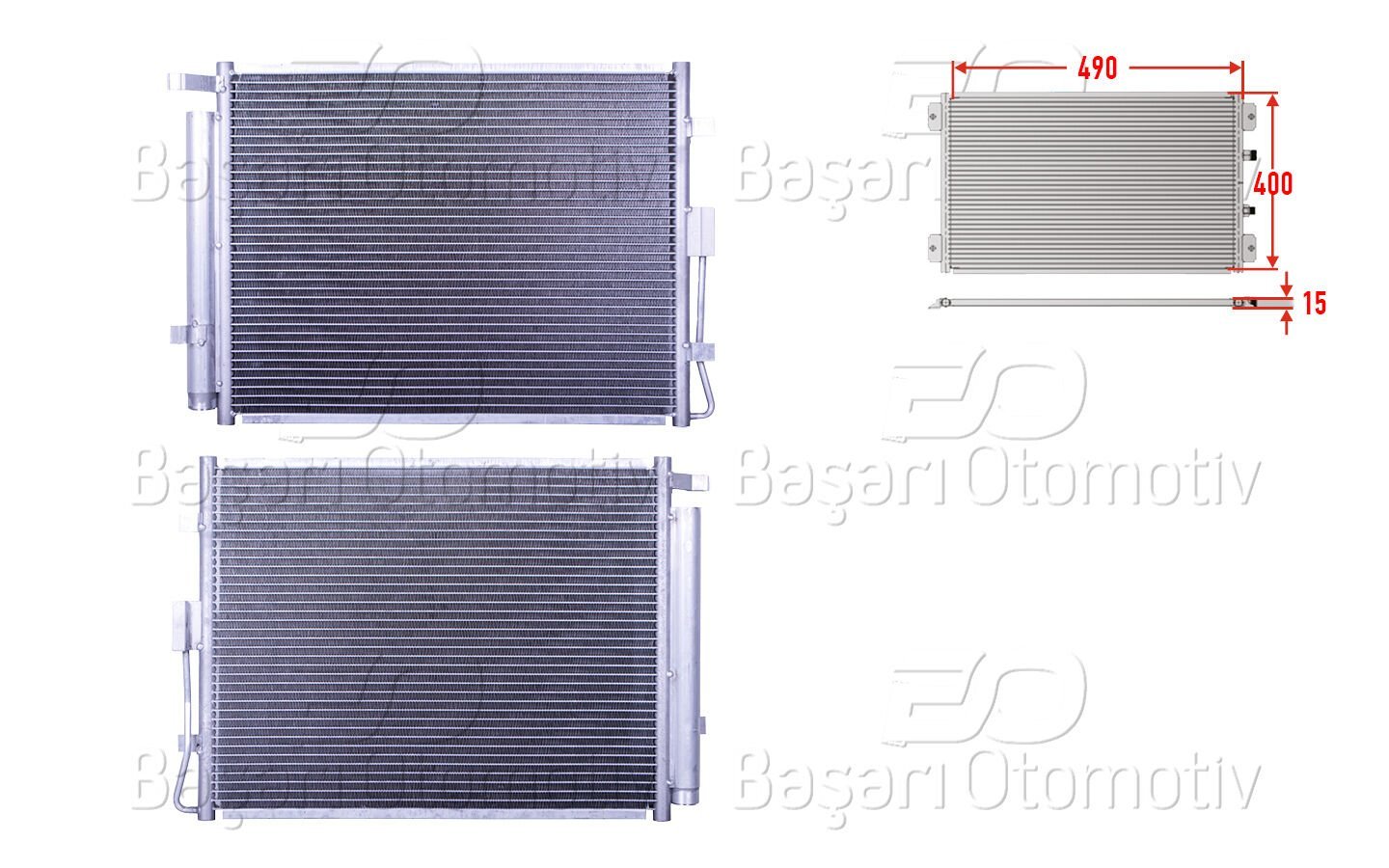 Kia Soul 2009-Sonrası Uyumlu Klima Radyatörü