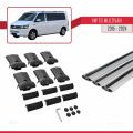 Volkswagen T6 Multivan 2015-2024 Arası ile Uyumlu FLY Model Ara Atkı Tavan Barı Gri 3 Adet