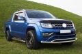 Volkswagen Amarok 2010+ Uyumlu Yedek Parça Off Road Ön Tampon Koruma Demiri Krom (Çiftli Bıyık) AQM4WD
