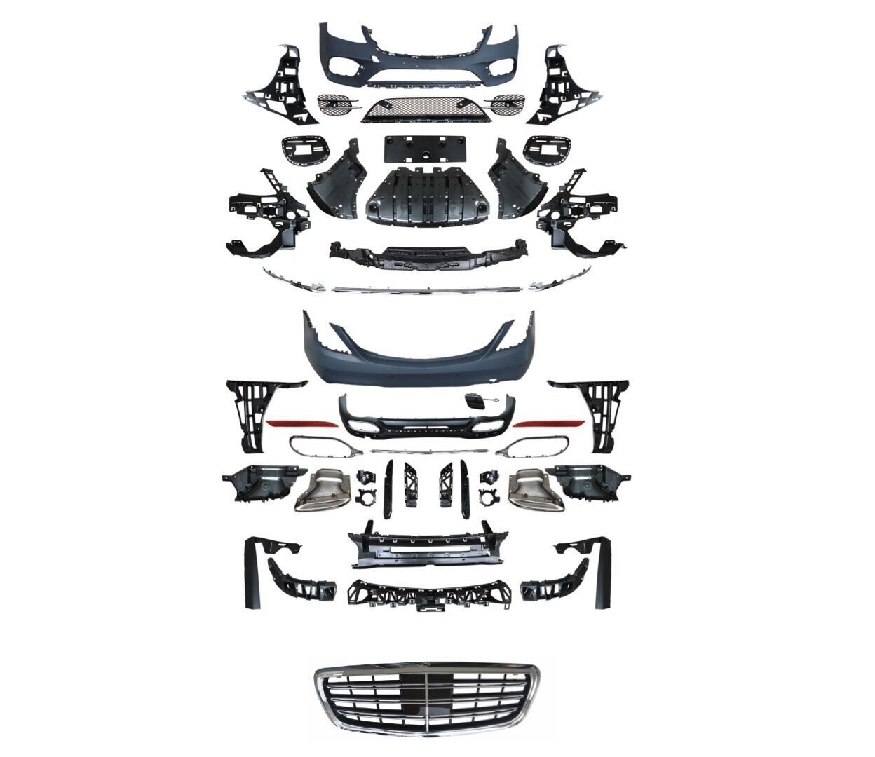 Mercedes W222 S Serisi İçin Uyumlu Yedek Parça S450 Body Kit