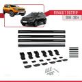 Renault Duster 2 (HM) 2018 ve Sonrası ile Uyumlu BASIC Model Ara Atkı Tavan Barı Siyah 3 Adet