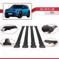 KIA EV9 GT-LINE 2024 ve Sonrası ile Uyumlu FLY Model Ara Atkı Tavan Barı Siyah 4 Adet