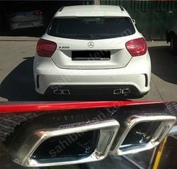 Mercedes Amg W176 Uyumlu Kare Egzoz Ucu