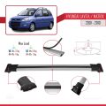 Hyundai Matrix (FC) 2001-2010 Arası ile Uyumlu FLY Model Ara Atkı Tavan Barı Gri 3 Adet