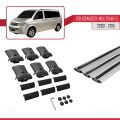 Volkswagen T5 Multivan 2003-2015 Arası ile Uyumlu FLY Model Ara Atkı Tavan Barı Gri 3 Adet