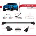 KIA EV9 GT-LINE 2024 ve Sonrası ile Uyumlu FLY Model Ara Atkı Tavan Barı Gri 4 Adet
