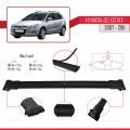Hyundai i30 (FD) SW 2007-2011 Arası ile Uyumlu FLY Model Ara Atkı Tavan Barı Siyah 3 Adet