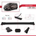 Toyota Proace 2017 ve Sonrası ile Uyumlu FLY Model Ara Atkı Tavan Barı Siyah 3 Adet