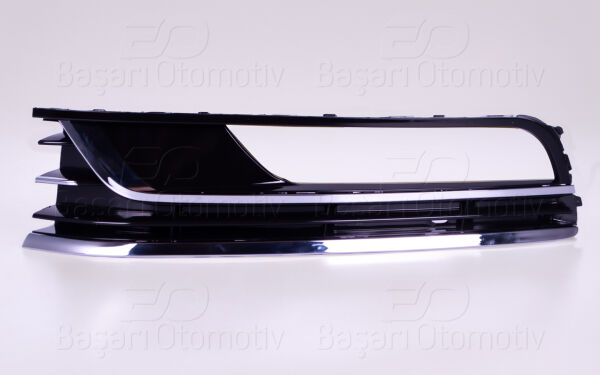 Volkswagen Passat B7 2011-2014 Tampon Izgarası Sol Sisli Uç Nikelajlı