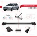 Hyundai i30 (FD) SW 2007-2011 Arası ile Uyumlu FLY Model Ara Atkı Tavan Barı Gri 3 Adet