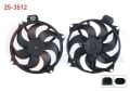 Renault Fluence 1.5 DCI 2009- Fan Motoru (Su+Klima) Davlumbazlı Tekli Fan