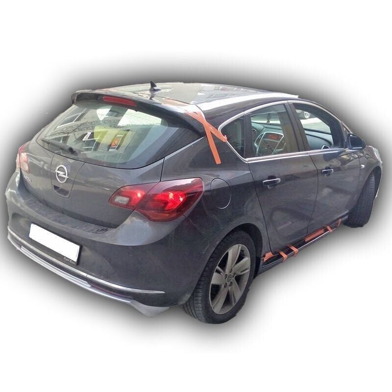 Opel Astra J HB Uyumlu Yedek Parça Küçük Anatomik Spoiler Boyalı
