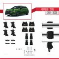 Peugeot 308 III (P5) 2021 ve Sonrası ile Uyumlu ACE-4 Ara Atkı Tavan Barı Gri 2 Adet
