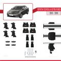 Toyota Corolla 11 (E180) 2013-2018 Arası ile Uyumlu ACE-4 Ara Atkı Tavan Barı Gri 2 Adet