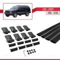 GMC Jimmy 1995-2005 Arası ile Uyumlu FLY Model Ara Atkı Tavan Barı Siyah 4 Adet