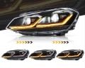 Volkswagen Golf 7,5 MK7,5 ( 2018 - 2020 ) Arası Uyumlu J Led Far GTI / Kırmızı