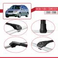 Skoda Fabia (6Y) Combi 2000-2006 Arası ile Uyumlu ACE-1 Ara Atkı Tavan Barı Siyah 3 Adet