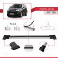 Vauxhall Antara 2007-2016 Arası ile Uyumlu FLY Model Ara Atkı Tavan Barı Gri 3 Adet