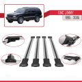 GMC Jimmy 1995-2005 Arası ile Uyumlu FLY Model Ara Atkı Tavan Barı Gri 4 Adet